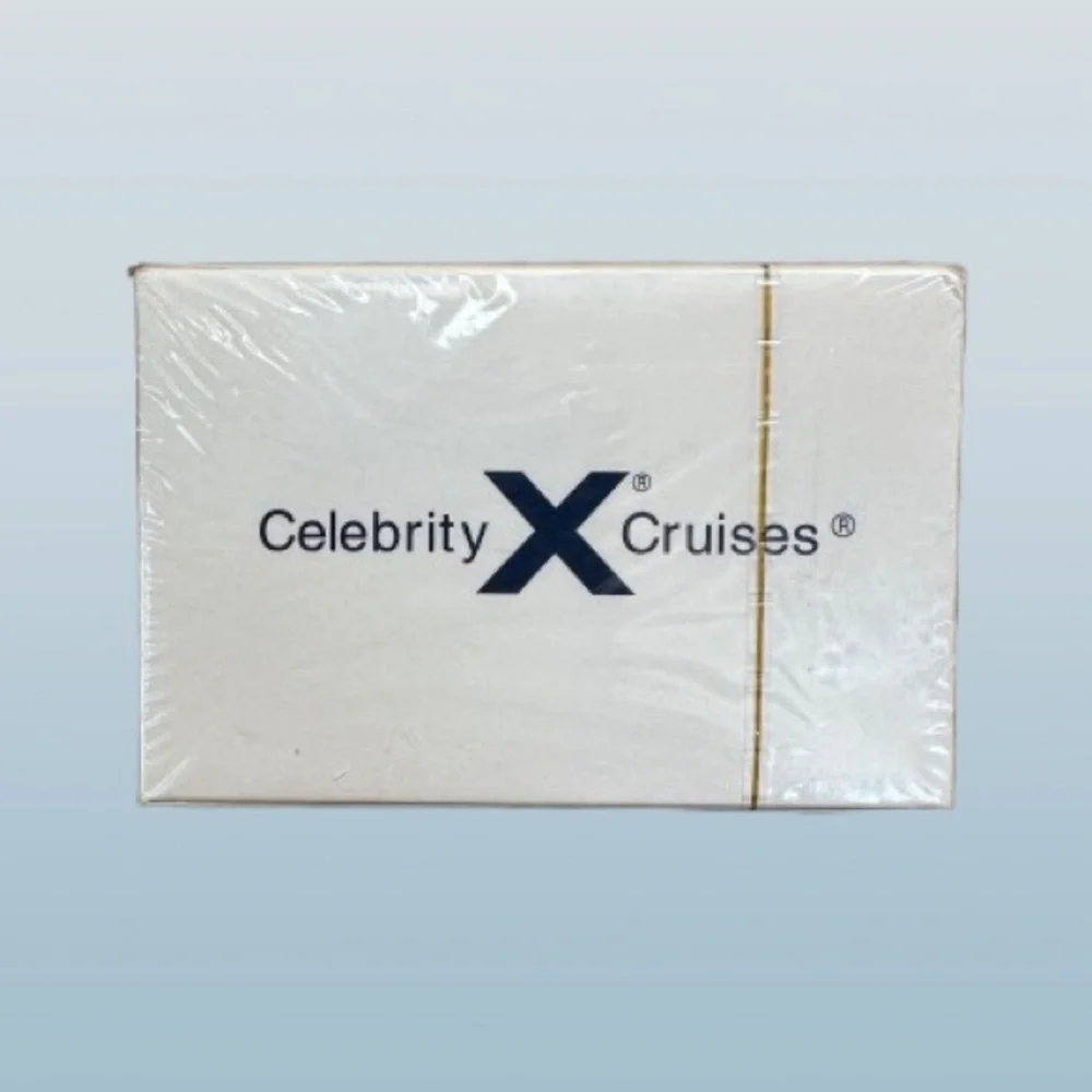 New Celebrity X Cruises Deck of Playing Cards in Package